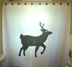 christmas shower curtains