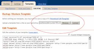 ganti template blog dari ponsel, cara mengubah mengedit template blogspot blogger dengan HP