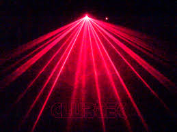 red laser light