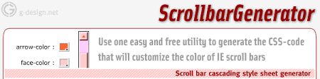 scrollbar generator
