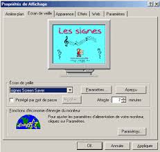 ecran de veille