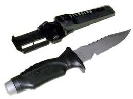 titanium diving knife