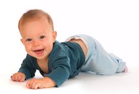 baby crawling