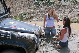 car stuck girls