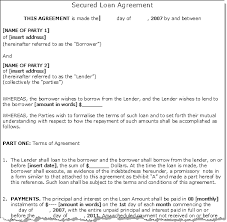 sample loan agreement