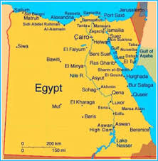 egypt travel map