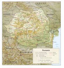 carte de la roumanie