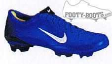 blue nike boots