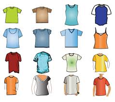 camisetas de colores