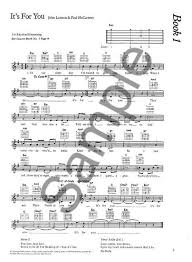 beatles guitar sheet music