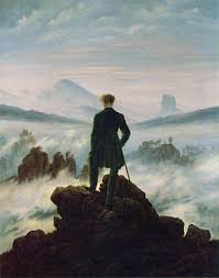 the wanderer above the sea of fog