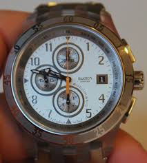 swatch automatic chronograph