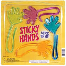 sticky hands toy