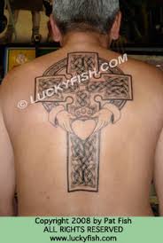 claddagh cross tattoo