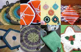 crochet potholders