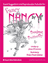 fancy nancy coloring pictures