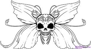 how to draw a skull
