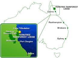 daintree rainforest map
