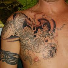 dragon back tattoo