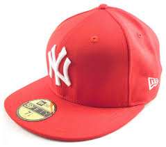 red new york yankees hat