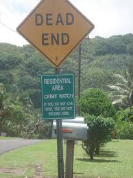 crime watch sign