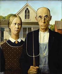 american gothic by grant wood