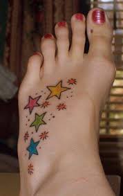 five pointed star tattoos