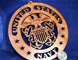navy ornaments