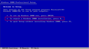 windows professional 2000
