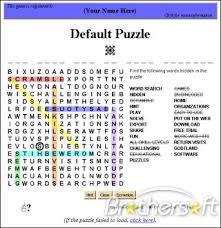 search a word puzzles