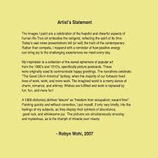 artists statement