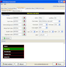 css menus