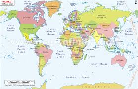 world map outline countries