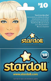 stardoll gift cards