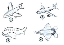 drawing an airplane