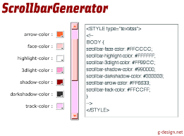 scrollbar generator