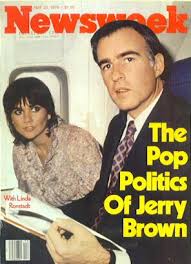 Jerry Brown and Linda Ronstadt