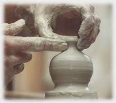 clay pottery wheel