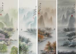 japanese scroll painting