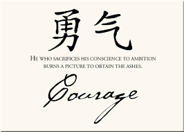 chinese symbol for courage