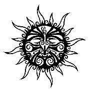 sun tattoo designs
