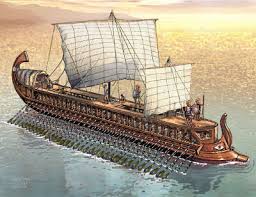 ancient greek warship