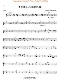 pirates of the caribbean violin