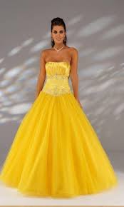 yellow corset dress