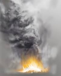 fire and smoke