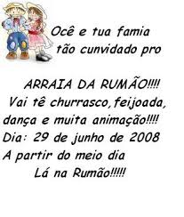 convite de festa junina