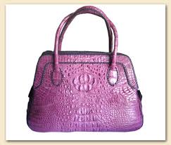 crocodile skin bag