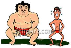 skinny person cartoon