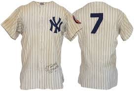 mickey mantle uniform number