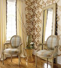 brown and blue decor